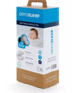 Aerosleep Baby Protect Matrasbeschermer Wit 34x75 cm