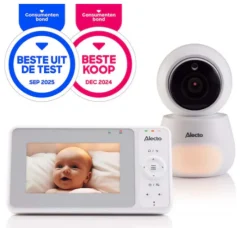 Alecto Babyfoon DVM2043 met Camera 4,3 inch Scherm