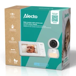 Alecto Babyfoon DVM2043 met Camera 4,3 inch Scherm