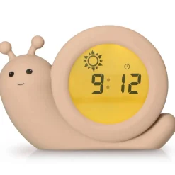 Alecto Slaaptrainer - Nachtlamp - Wekker Simon Beige