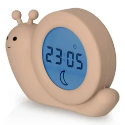 Alecto Slaaptrainer - Nachtlamp - Wekker Simon Beige