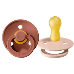 Bibs Fopspeen 2-Pack Maat 3 Woodchuck - Blush