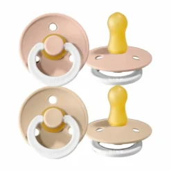 Bibs Fopspeen 2-Pack Night Maat 3 Vanilla - Blush