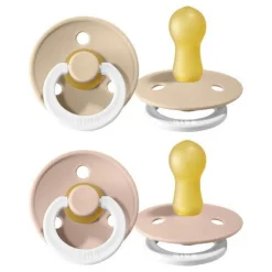 Bibs Fopspeen 2-Pack Night Maat 1 Vanilla - Blush