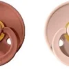 Bibs 2-Pack Fopspenen Maat 2 Woodchuck - Blush