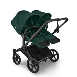 Bugaboo Duo Kinderwagen Donkey 6 Compleet Black - Fern Green