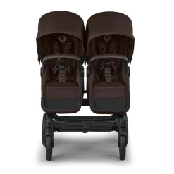 Bugaboo Duo Kinderwagen Donkey 6 Compleet Black - Cocoa Brown