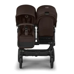 Bugaboo Duo Kinderwagen Donkey 6 Compleet Black - Cocoa Brown