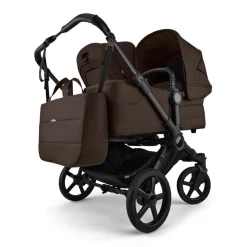 Bugaboo Duo Kinderwagen Donkey 6 Compleet Black - Cocoa Brown