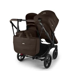 Bugaboo Duo Kinderwagen Donkey 6 Compleet Black - Cocoa Brown