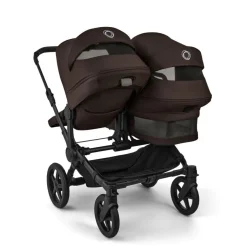 Bugaboo Duo Kinderwagen Donkey 6 Compleet Black - Cocoa Brown