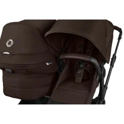 Bugaboo Duo Kinderwagen Donkey 6 Compleet Black - Cocoa Brown