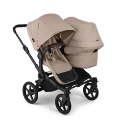 Bugaboo Duo Kinderwagen Donkey 6 Compleet Black - Desert Taupe Melange