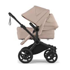 Bugaboo Duo Kinderwagen Donkey 6 Compleet Black - Desert Taupe Melange
