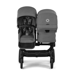 Bugaboo Duo Kinderwagen Donkey 6 Compleet Black - Moon Grey