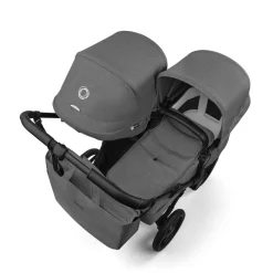 Bugaboo Duo Kinderwagen Donkey 6 Compleet Black - Moon Grey