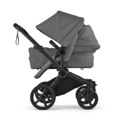 Bugaboo Duo Kinderwagen Donkey 6 Compleet Black - Moon Grey