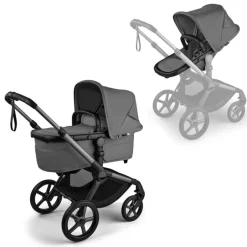 Bugaboo Fox 5 Renew Kinderwagen Compleet Graphite - Moon Grey