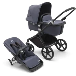Bugaboo Fox Cub Kinderwagen Compleet Black - Stormy Blue