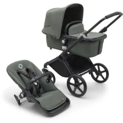 Bugaboo Fox Cub Kinderwagen Compleet Black - Forest Green