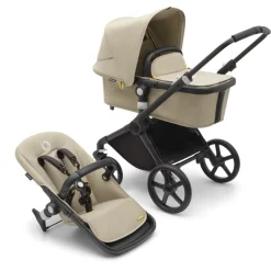 Bugaboo Fox Cub Kinderwagen Compleet Black - Desert Beige