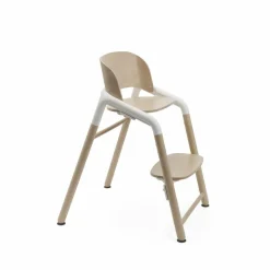 Bugaboo Giraffe Kinderstoel Neutral Wood / White