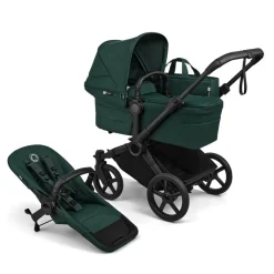 Bugaboo Mono Kinderwagen Donkey 6 Compleet Black - Fern Green
