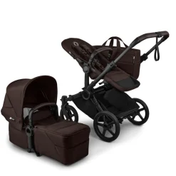 Bugaboo Mono Kinderwagen Donkey 6 Compleet Black - Cocoa Brown