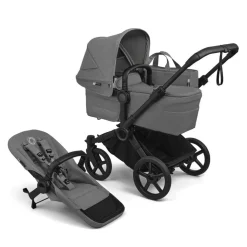 Bugaboo Mono Kinderwagen Donkey 6 Compleet Black - Moon Grey