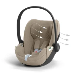 Cybex Autostoel Cloud T i-Size Plus Cozy Beige