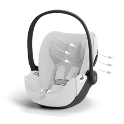 Cybex Autostoel Cloud T i-Size Plus Platinum White