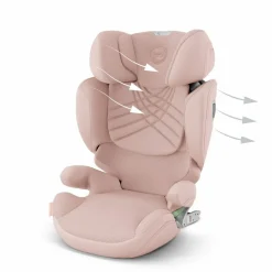 Cybex Autostoel Solution T i-Fix Plus Peach Pink