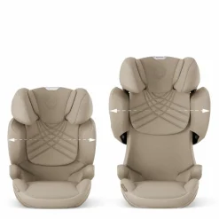 Cybex Autostoel Solution T i-Fix Plus Cozy Beige
