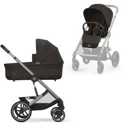 Cybex Balios S Lux Kinderwagen Compleet Chocolate Brown - Taupe Frame