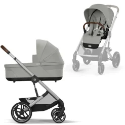 Cybex Balios S Lux Kinderwagen Compleet Stone Grey - Silver Frame