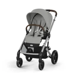 Cybex Balios S Lux Kinderwagen Compleet Stone Grey - Silver Frame