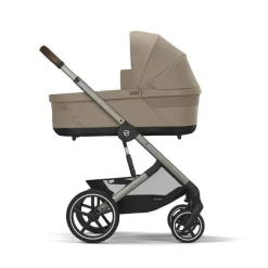 Cybex Balios S Lux Kinderwagen Compleet Almond Beige - Taupe Frame