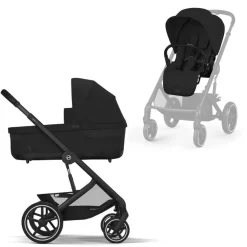 Cybex Balios S Lux Kinderwagen Compleet Moon Black - Black Frame
