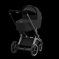 Cybex E-Priam Kinderwagen Compleet Sepia Black - Chrome Black Frame