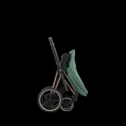 Cybex E-Priam Kinderwagen Compleet Leaf Green - Rosegold Frame