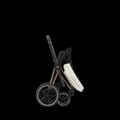 Cybex E-Priam Kinderwagen Compleet Off White - Rosegold Frame