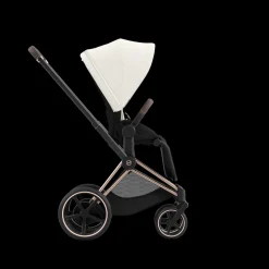 Cybex E-Priam Kinderwagen Compleet Off White - Rosegold Frame