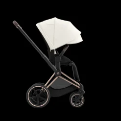 Cybex E-Priam Kinderwagen Compleet Off White - Rosegold Frame
