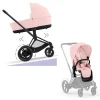 Cybex E-Priam Kinderwagen Compleet Peach Pink - Matt Black Frame