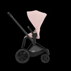 Cybex E-Priam Kinderwagen Compleet Peach Pink - Matt Black Frame