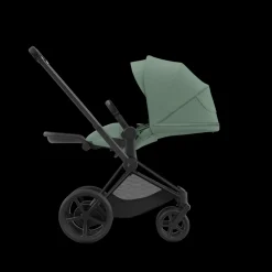 Cybex E-Priam Kinderwagen Compleet Leaf Green - Matt Black Frame
