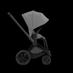Cybex E-Priam Kinderwagen Compleet Mirage Grey - Matt Black Frame