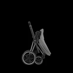 Cybex E-Priam Kinderwagen Compleet Mirage Grey - Chrome Black Frame