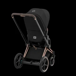 Cybex E-Priam Kinderwagen Compleet Sepia Black - Rosegold Frame