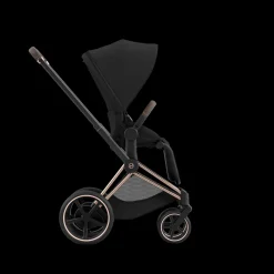 Cybex E-Priam Kinderwagen Compleet Sepia Black - Rosegold Frame